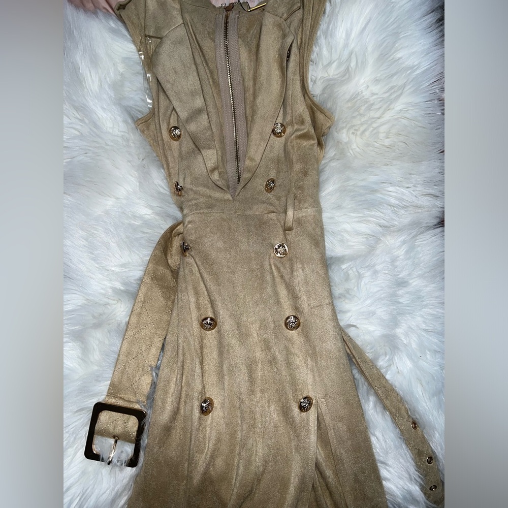 Tan Brown Dress/ Juluxlabel